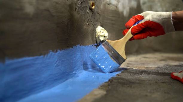 Crawl space vapor barrier installation in North Newton, KS